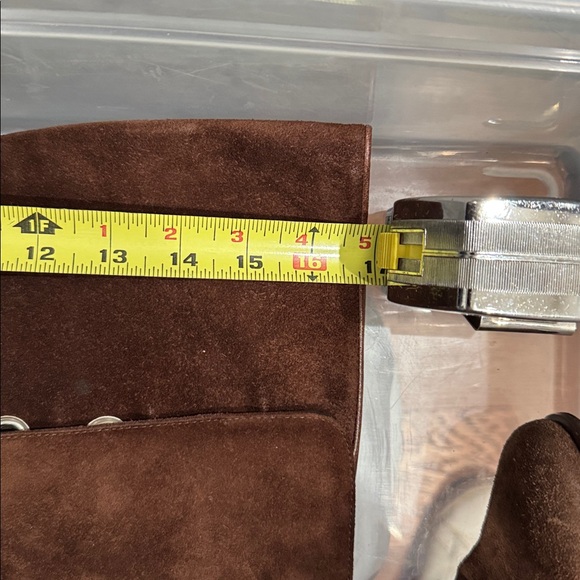 Marc Jacobs Vero Cuoio Brown Suede Lace-Up Boots - Picture 6 of 8